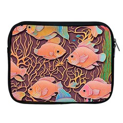 Tropical Fish Apple Ipad 2/3/4 Zipper Cases by uniart180623