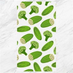 Vegetable Pattern With Composition Broccoli Canvas 40  X 72  by pakminggu