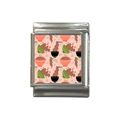 Japanese Street Food Soba Noodle In Bowl Pattern Italian Charm (13mm) by Bedest