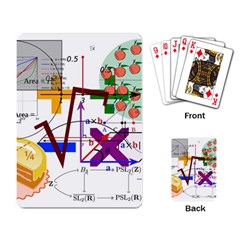 Mathematics Formula Physics School Playing Cards Single Design (rectangle) by Bedest