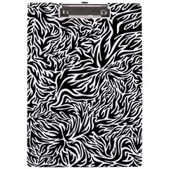 Flame Fire Pattern Digital Art A4 Acrylic Clipboard by Bedest