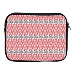 Christmas-pattern-background-green-decorative-star-snow Apple Ipad 2/3/4 Zipper Cases by Bedest