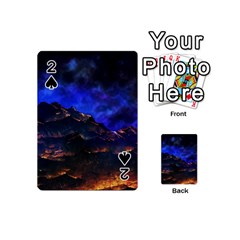 Landscape-sci-fi-alien-world Playing Cards 54 Designs (mini) by Bedest