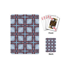 Pattern-cross-geometric-shape Playing Cards Single Design (mini) by Bedest