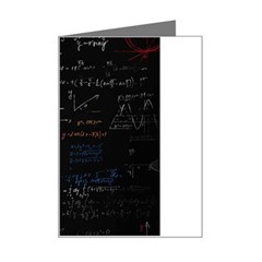 Math Mathematics Pattern Mini Greeting Card by pakminggu