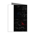 Math Mathematics Pattern Mini Greeting Card Right