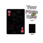 Math Mathematics Pattern Playing Cards 54 Designs (Mini) Front - Diamond10