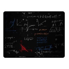 Math Mathematics Pattern Two Sides Fleece Blanket (small) by pakminggu