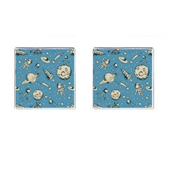 Space Objects Nursery Pattern Cufflinks (square) by pakminggu
