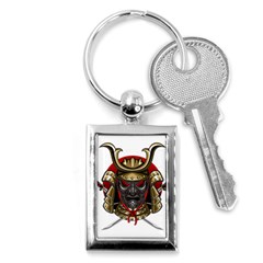 Samurai Katana Warrior Key Chain (rectangle)