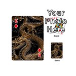Fantasy Dragon Pentagram Playing Cards 54 Designs (Mini) Front - Diamond6