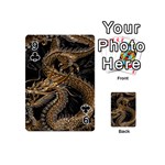 Fantasy Dragon Pentagram Playing Cards 54 Designs (Mini) Front - Club9
