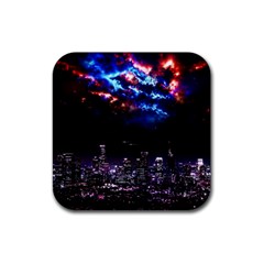 Science-fiction-sci-fi-forward Rubber Coaster (square) by Cowasu