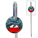 Dog Cartoon Vincent Van Gogh s Starry Night Parody Book Mark Front