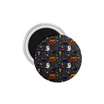 Halloween Pattern Bat 1.75  Magnets Front