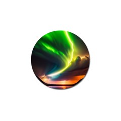 Lake Storm Neon Nature Golf Ball Marker (4 Pack) by Bangk1t