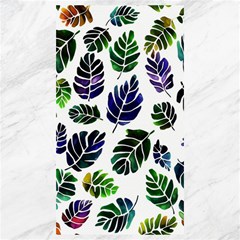 Leaves Watercolor Ornamental Decorative Design Canvas 40  X 72  by Ravend