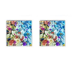 Fish The Ocean World Underwater Fishes Tropical Cufflinks (square) by Ndabl3x