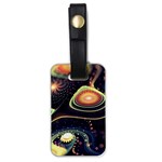 Psychedelic Trippy Abstract 3d Digital Art Luggage Tag (one side) Front