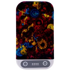 Psychedelic Digital Art Colorful Flower Abstract Multi Colored Sterilizers by Bedest