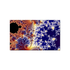 Psychedelic Colorful Abstract Trippy Fractal Mandelbrot Set Sticker Rectangular (100 Pack) by Bedest