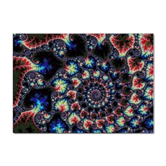 Psychedelic Colorful Abstract Trippy Fractal Sticker A4 (10 Pack) by Bedest