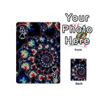 Psychedelic Colorful Abstract Trippy Fractal Playing Cards 54 Designs (Mini) Front - SpadeA