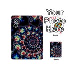 Psychedelic Colorful Abstract Trippy Fractal Playing Cards 54 Designs (Mini) Front - ClubK