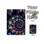 Psychedelic Colorful Abstract Trippy Fractal Playing Cards 54 Designs (Mini) Back