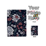 Flower Pattern Playing Cards 54 Designs (Mini) Front - Spade4