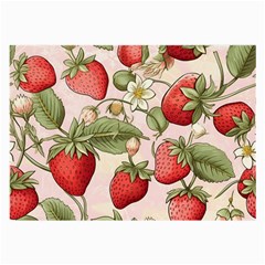 Strawberry Fruit Large Glasses Cloth by Bedest