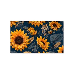 Flower Pattern Spring Sticker Rectangular (100 Pack) by Bedest