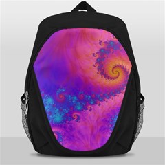 Fractal Art Artwork Magical Purple Backpack Bag by Proyonanggan