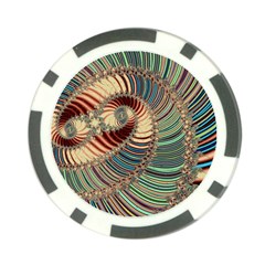 Fractal Strange Unknown Abstract Poker Chip Card Guard by Proyonanggan