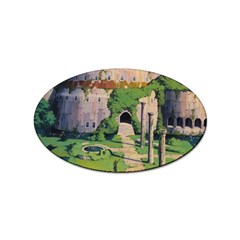 Painting Scenery Sticker Oval (10 Pack) by Sarkoni