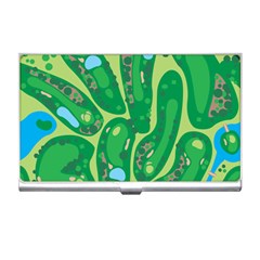 Golf Course Par Golf Course Green Business Card Holder by Sarkoni