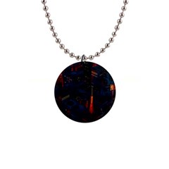 Architecture City Pixel Art 1  Button Necklace by Sarkoni