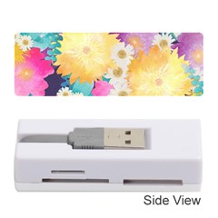 Watercolors Flowers Memory Card Reader (stick) by LalyLauraFLM