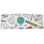 School Subjects And Objects Vector Illustration Seamless Pattern Body Pillow Case (Dakimakura) Body Pillow Case