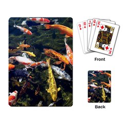 Koi Pond 3d Fish Playing Cards Single Design (rectangle) by Grandong