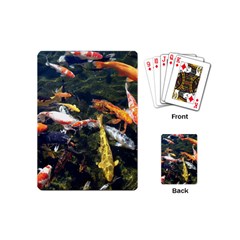 Koi Pond 3d Fish Playing Cards Single Design (mini) by Grandong