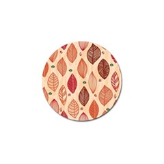Forest Leaves Seamless Pattern With Natural Floral Golf Ball Marker (4 Pack) by Grandong