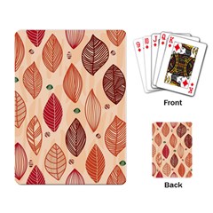 Forest Leaves Seamless Pattern With Natural Floral Playing Cards Single Design (rectangle) by Grandong