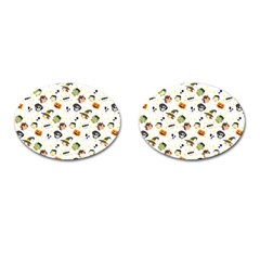 Happy Halloween Vector Images Cufflinks (oval) by Sarkoni