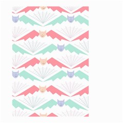 Halloween Pattern Small Garden Flag (two Sides) by Ndabl3x