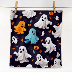 Ghost Pumpkin Scary Face Towel by Ndabl3x
