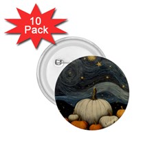 Pumpkin Halloween 1 75  Buttons (10 Pack) by Ndabl3x