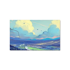 Digital Art Fantasy Landscape Sticker Rectangular (100 Pack) by uniart180623