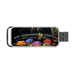 Teenage Mutant Ninja Turtles Leonardo Raphael Michelangelo Donatello Portable Usb Flash (two Sides) by Sarkoni