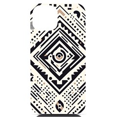Tribal Pattern Iphone 14 Black Uv Print Case by Sobalvarro